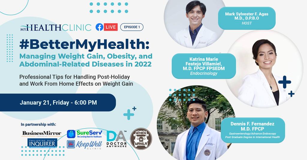 #BetterMyHealth starts this January 2022 with MyHealth Clinic!